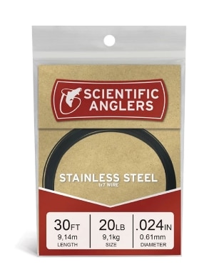 Scientific Anglers Stainless Wire Leader in Black